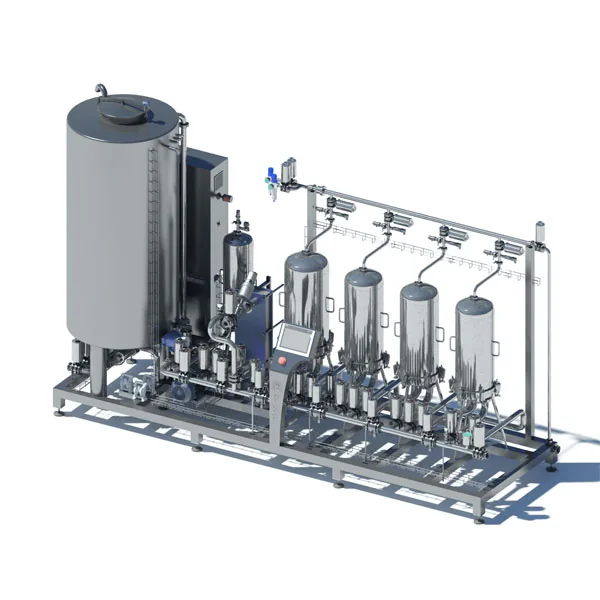Bancada automática de microfiltración para embotellado