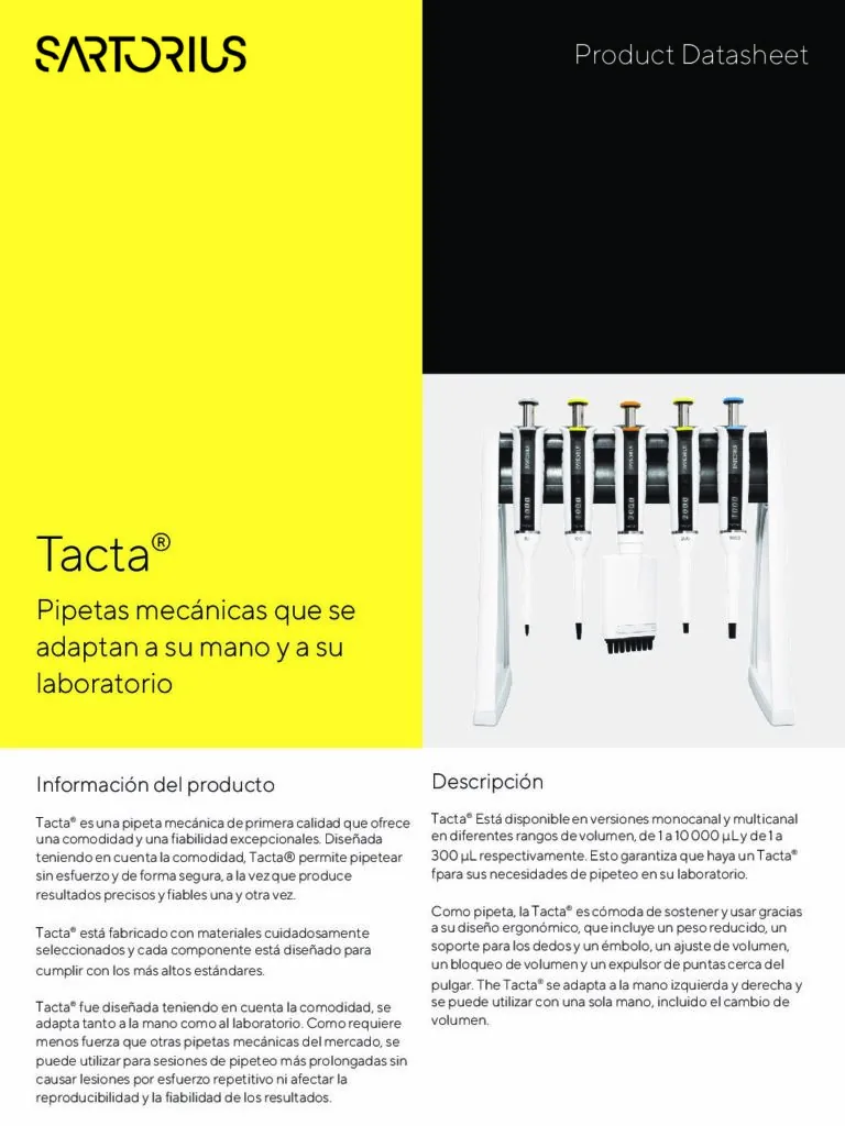 Portada: Pipetas Tacta