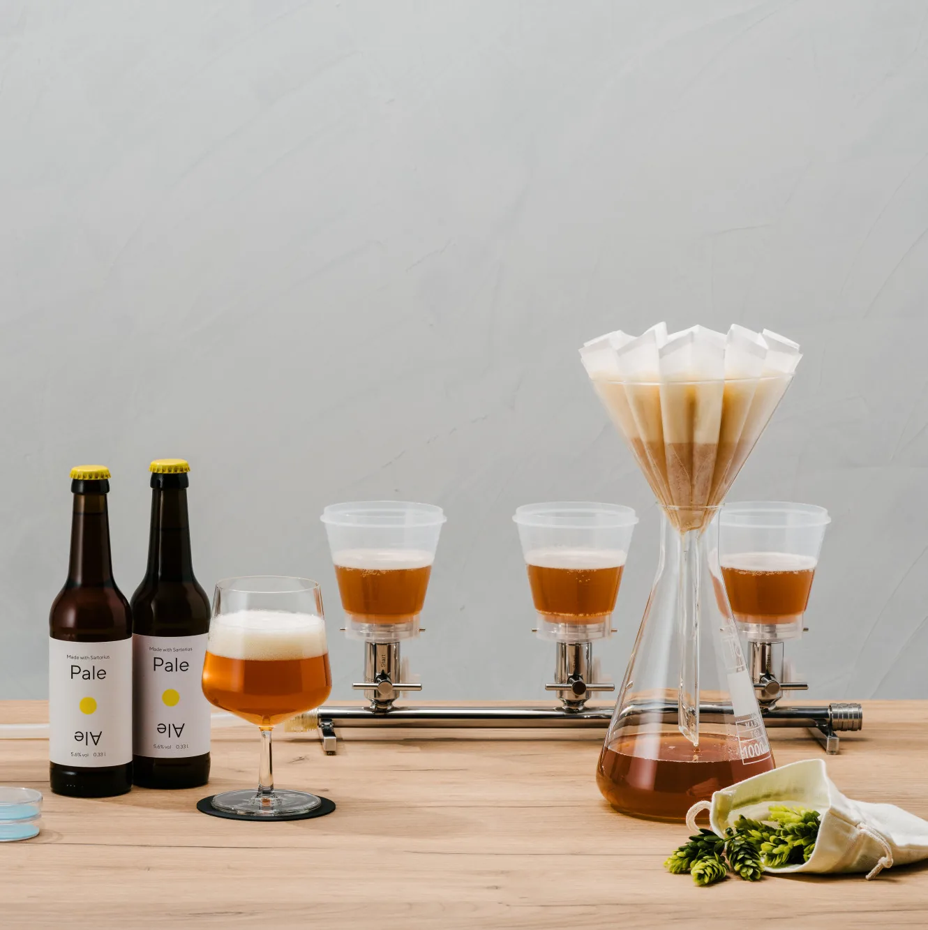 Control de calidad microbiológico en filtración de cerveza industrial