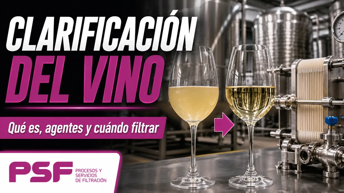 Clarificación del vino: cómo se hace, agentes, dosis y cuándo filtrar