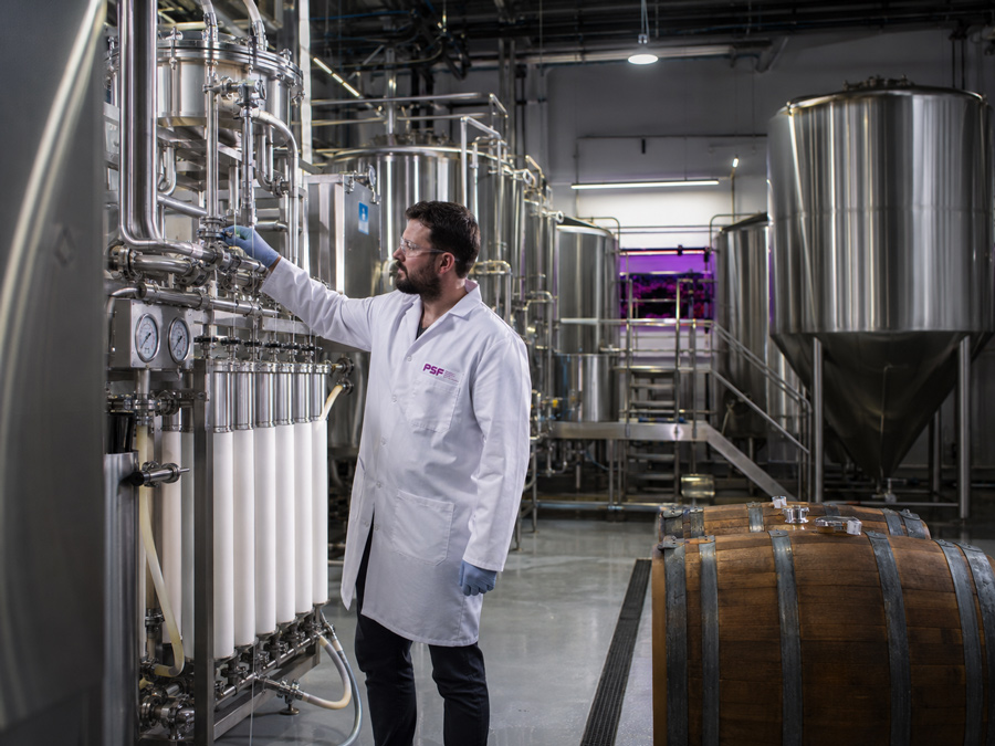 filtración tangencial para cerveza en cervecera industrial