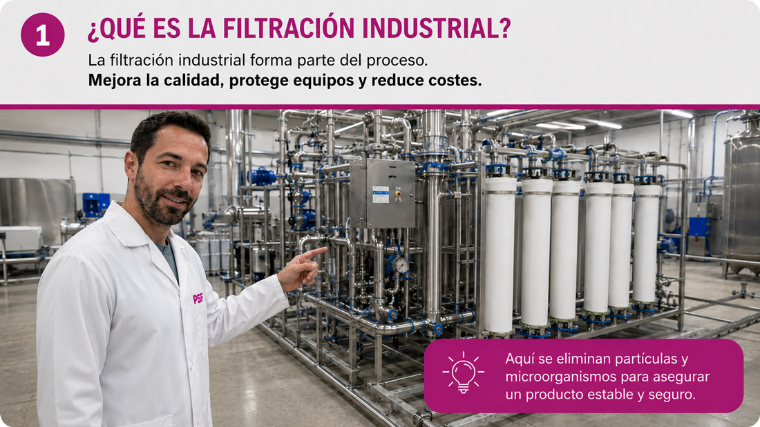 Qué es la filtración industrial y cómo mejora la calidad de los procesos