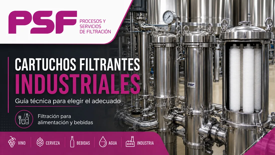 Cartuchos filtrantes industriales: guía PSF