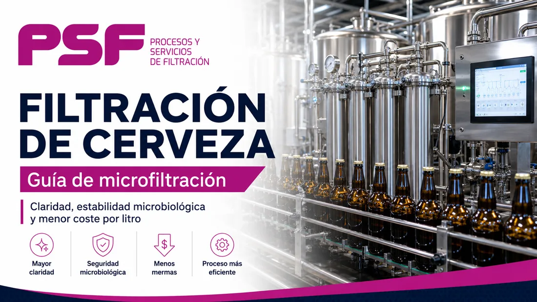 Filtración de cerveza: de la clarificación a la microfiltración final