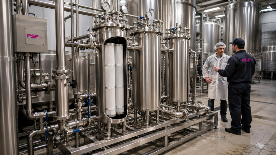 filtros absolutos industriales para filtración final de bebidas y alimentos