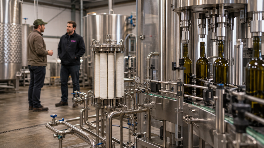filtros de cartucho industriales para filtración de líquidos en industria alimentaria