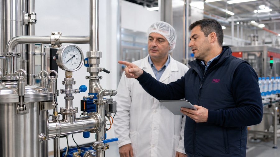 control de presión diferencial en filtros de cartucho industriales