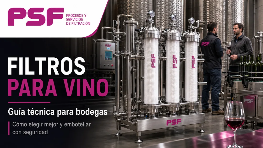Filtros para vino y para bodegas: qué tipo usar en cada etapa