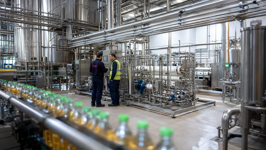 sistema de microfiltración industrial para bebidas y alimentación