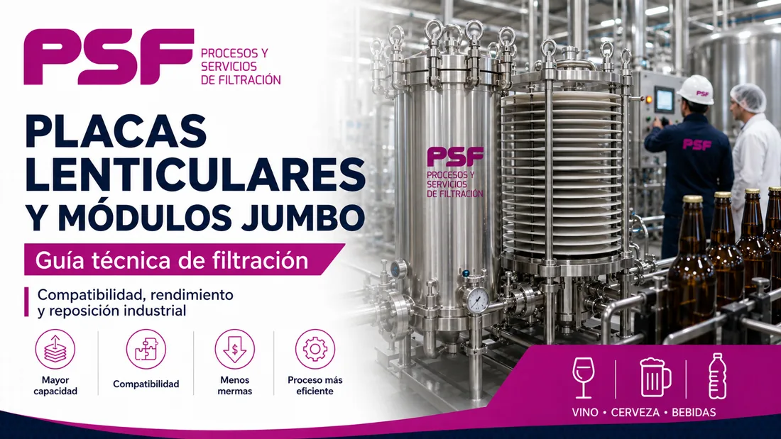 Módulos filtrantes Jumbo frente a placas y lenticulares: cómo elegir