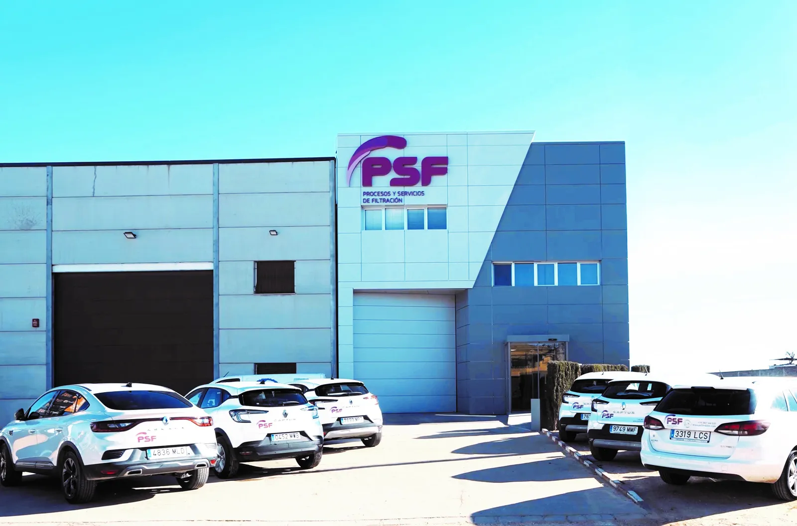 Instalaciones de PSF en Villarrobledo (Albacete) con la flota del servicio técnico